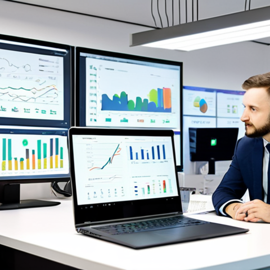 **
A bright and modern office interior in Warsaw. A team of young professionals, dressed in smart casual attire, are gathered around a large screen displaying charts and graphs related to Polish consumer trends. The atmosphere is collaborative and energetic. Focus on realistic details like Polish newspapers on the desk, recognizable local coffee brands, and laptops displaying data analysis software interfaces. The scene should convey a sense of innovation and data-driven decision making.
**