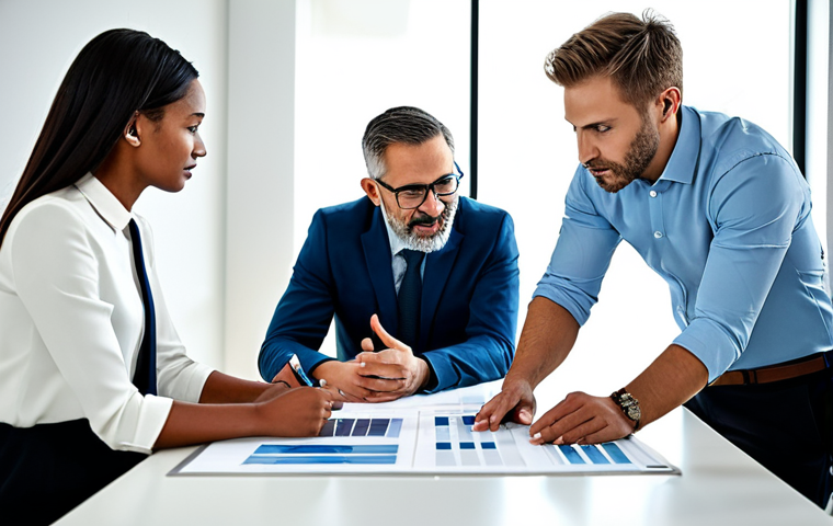 빅데이터 직무 만족도 조사 - Data Scientist at Work**

"A data scientist, fully clothed in professional attire, analyzing complex...