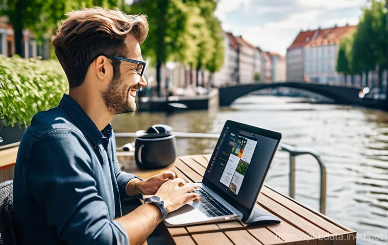 빅데이터 기술자 해외 취업 가이드 - Mastering Big Data Skills**
    "A medium shot of a focused individual (can be a woman, reflecting t...