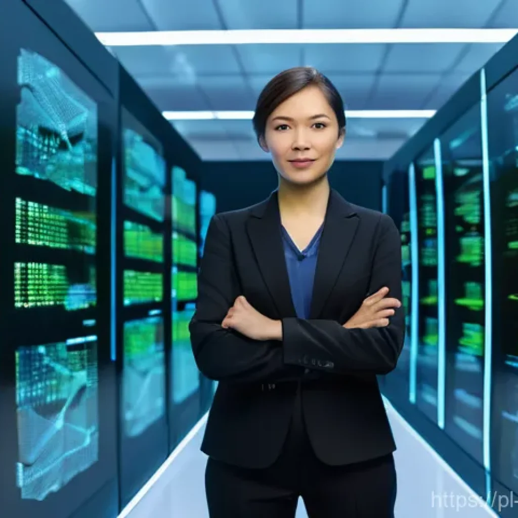 빅데이터 기술자의 IT 서비스 제공 사례 - **Prompt 1: The Digital Alchemist of Big Data**
    "A highly detailed, realistic image of a female ...