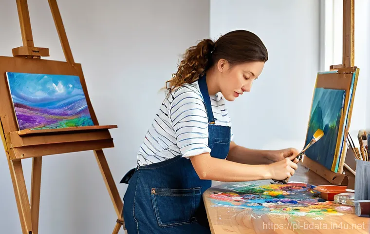 빅데이터 기술자의 워라밸 유지 방법 - **Prompt 2: Rejuvenation Through Nature and Movement**
    "A vibrant image of a young Polish Big Da...