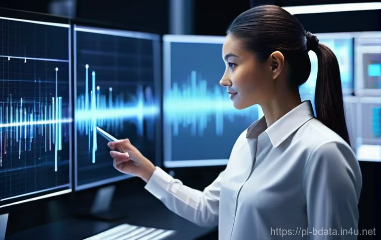 빅데이터와 비즈니스 인텔리전스 - **Prompt 1: The Data Discoverer in a Futuristic Lab**
"A confident, diverse professional (either...