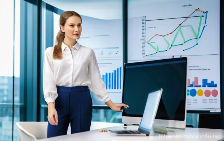 빅데이터 공부 중점 과목 가이드 - **Prompt:** A Polish female Data Scientist, in her late 20s, with a focused yet confident expression...