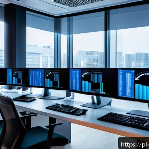 빅데이터 필수 SQL 쿼리 모음 - A modern data analyst workspace featuring multiple large monitors displaying complex SQL queries and...